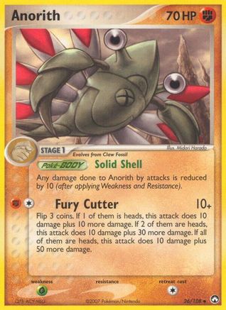 Anorith (26/108) Reverse Holofoil [Power Keepers] - Uncommon