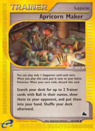 Apricorn Maker (121/144) Reverse Holofoil [Skyridge] - Uncommon