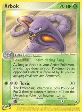 Arbok (29/100) Reverse Holofoil [Sandstorm] - Uncommon