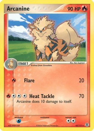 Arcanine (18/112) [FireRed & LeafGreen] - Rare