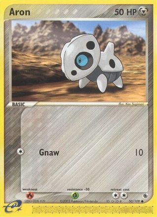 Aron (50/109) Reverse Holofoil [Ruby and Sapphire] - Common