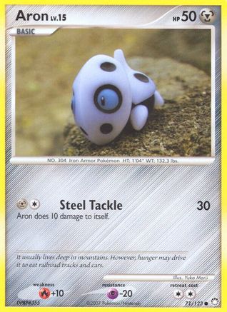 Aron (071/123) Reverse Holofoil [Mysterious Treasures] - Common