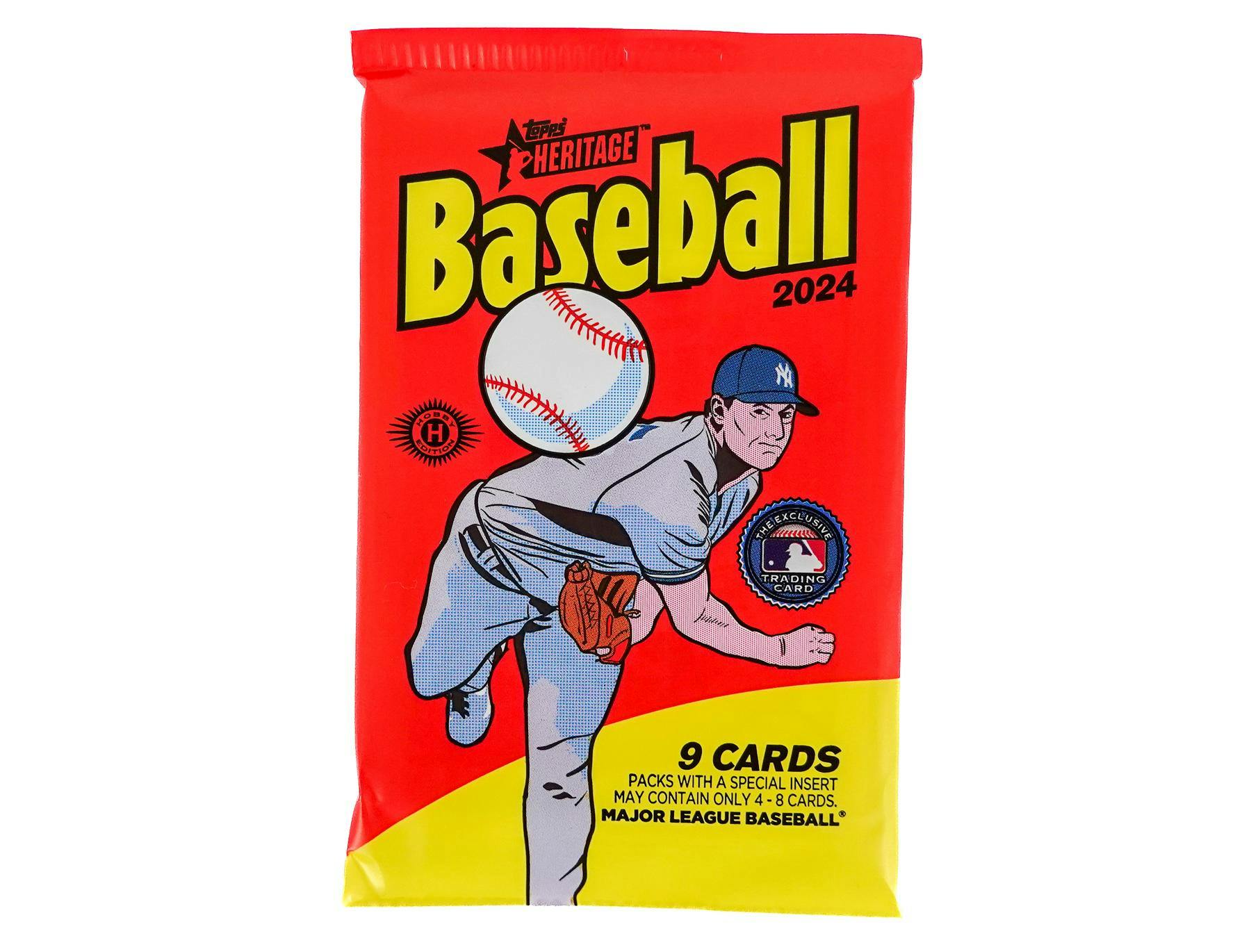 2024 Topps Heritage Baseball Hobby Pack | Eastridge Sports Cards