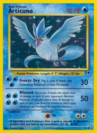 Articuno (2/110) Reverse Holofoil [Legendary Collection] - Holo Rare