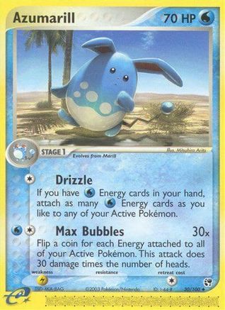 Azumarill (30/100) Reverse Holofoil [Sandstorm] - Uncommon