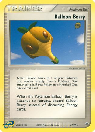 Balloon Berry (82/97) Reverse Holofoil [Dragon] - Uncommon
