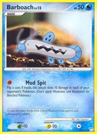 Barboach (72/123) Reverse Holofoil [Mysterious Treasures] - Common