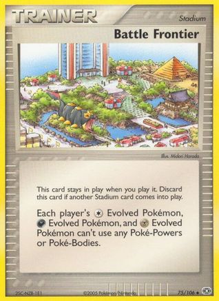Battle Frontier (75/106) Reverse Holofoil [Emerald] - Uncommon