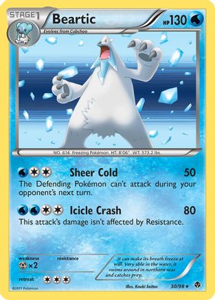 Beartic (30/98) Holofoil [Emerging Powers] - Holo Rare