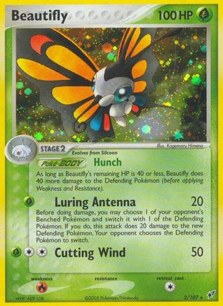 Beautifly (2/107) Reverse Holofoil [Deoxys] - Holo Rare