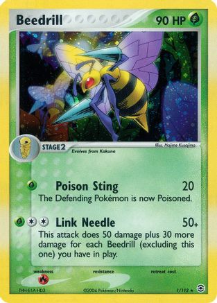 Beedrill (001/112) Holofoil [FireRed & LeafGreen] - Holo Rare