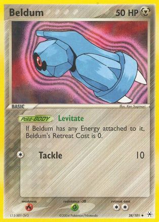 Beldum (28/101) Reverse Holofoil [Hidden Legends] - Uncommon
