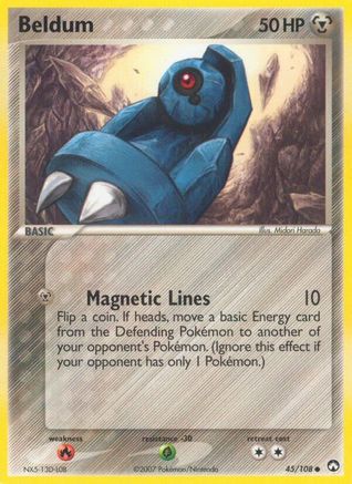 Beldum (45/108) Reverse Holofoil [Power Keepers] - Common