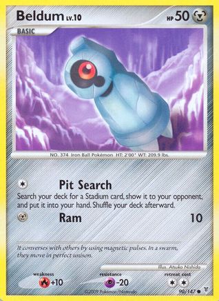 Beldum (90/147) Reverse Holofoil [Supreme Victors] - Common