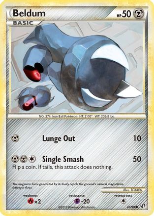 Beldum (43/90) Reverse Holofoil [Undaunted] - Common