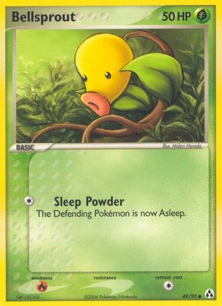 Bellsprout (049/92) Reverse Holofoil [Legend Maker] - Common