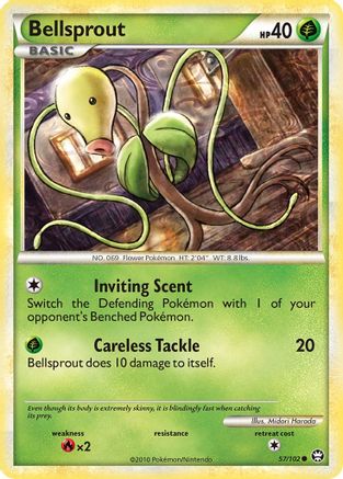 Bellsprout (57/102) Reverse Holofoil [Triumphant] - Common