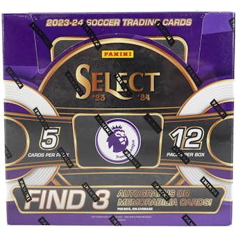 2023-24 Panini Select EPL Soccer Hobby Box | Eastridge Sports Cards