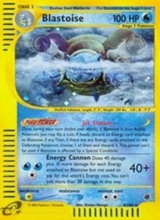 Blastoise (4/165) Holofoil [Expedition] - Holo Rare