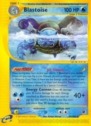 Blastoise (37/165) Reverse Holofoil [Expedition] - Rare