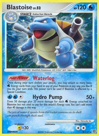 Blastoise (2/132) Reverse Holofoil [Secret Wonders] - Holo Rare