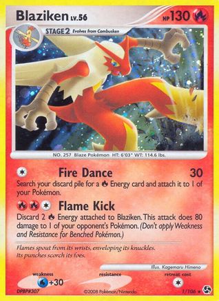 Blaziken (1/106) Reverse Holofoil [Great Encounters] - Holo Rare