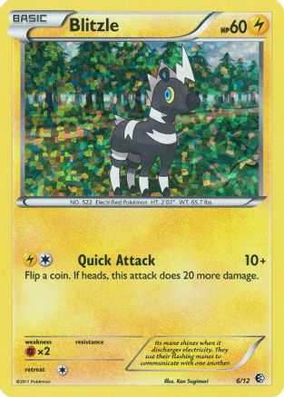 Blitzle (6/12) Holofoil [McDonalds Promos 2011] - Promo