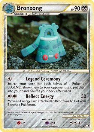 Bronzong (15/102) Reverse Holofoil [Triumphant] - Rare