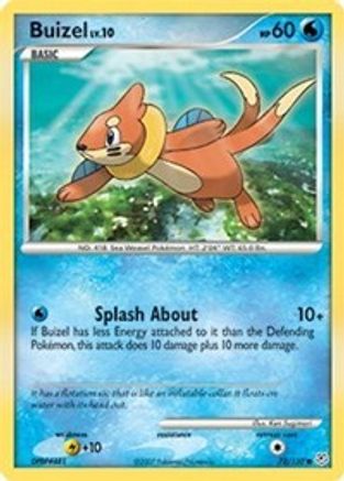 Buizel (072/130) Reverse Holofoil [Diamond and Pearl] - Common