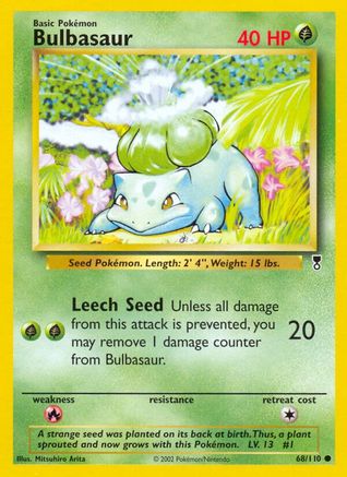 Bulbasaur (68/110) Reverse Holofoil [Legendary Collection] - Common