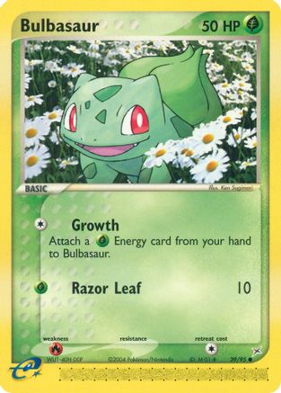 Bulbasaur (039/95) Reverse Holofoil [Team Magma vs Team Aqua] - Common