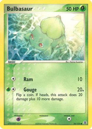 Bulbasaur (055/112) Reverse Holofoil [FireRed & LeafGreen] - Common