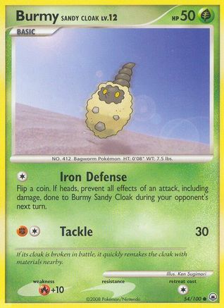 Burmy Sandy Cloak (54/100) [Majestic Dawn] - Common