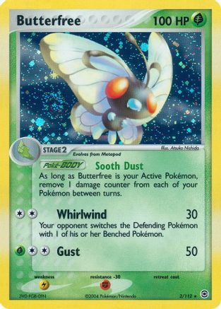 Butterfree (2/112) Holofoil [FireRed & LeafGreen] - Holo Rare