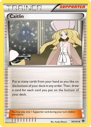 Caitlin (78/101) Reverse Holofoil [Plasma Blast] - Uncommon