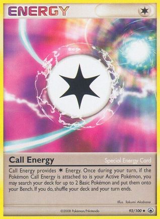 Call Energy (092/100) Reverse Holofoil [Majestic Dawn] - Uncommon