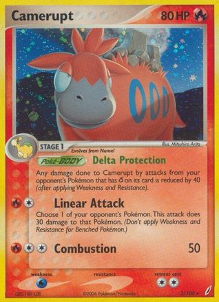 Camerupt (003/100) Reverse Holofoil [Crystal Guardians] - Holo Rare