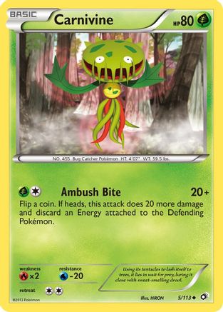 Carnivine (5/113) Reverse Holofoil [Legendary Treasures] - Uncommon