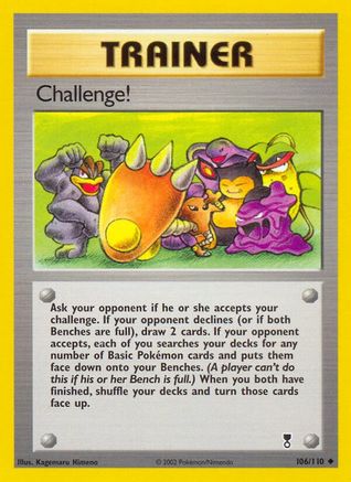 Challenge! (106/110) Reverse Holofoil [Legendary Collection] - Uncommon