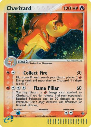 Charizard (100/97) Holofoil [Dragon] - Secret Rare