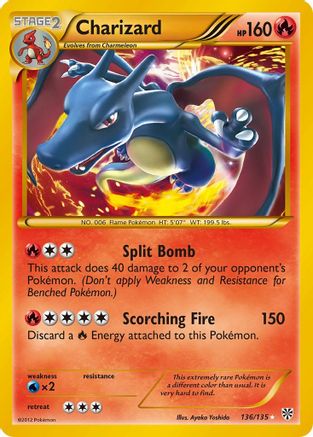 Charizard (136/135) Holofoil [Plasma Storm] - Secret Rare