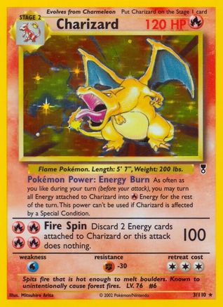 Charizard (3/110) Reverse Holofoil [Legendary Collection] - Holo Rare