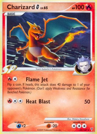 Charizard G (20/147) Reverse Holofoil [Supreme Victors] - Rare