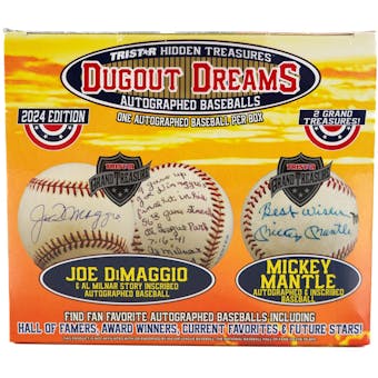 2024 Tristar Dugout Dreams Mystery Autographed Baseball