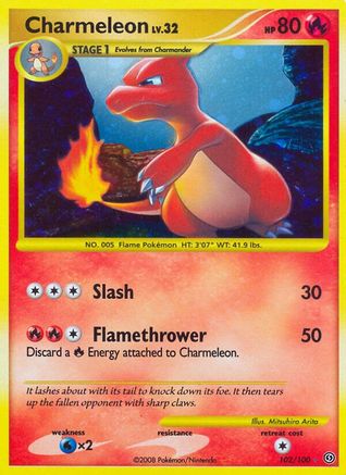 Charmeleon (102/100) Holofoil [Stormfront] - Secret Rare