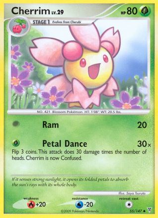 Cherrim (55/147) Reverse Holofoil [Supreme Victors] - Uncommon