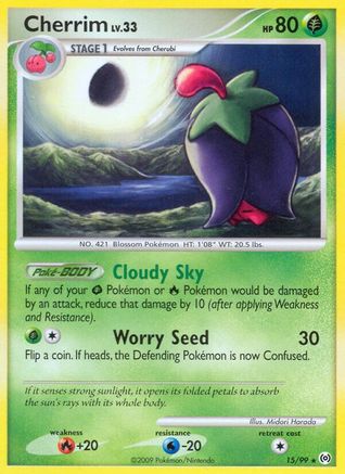 Cherrim (015/99) Reverse Holofoil [Arceus] - Rare