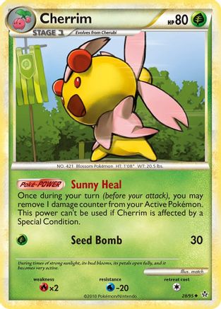 Cherrim (028/95) Reverse Holofoil [Unleashed] - Uncommon