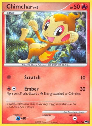 Chimchar (014/17) Holofoil [POP Series 6] - Common