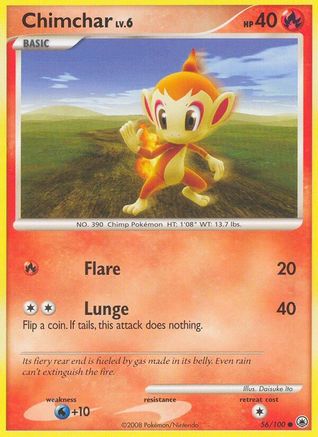 Chimchar (56/100) [Majestic Dawn] - Common